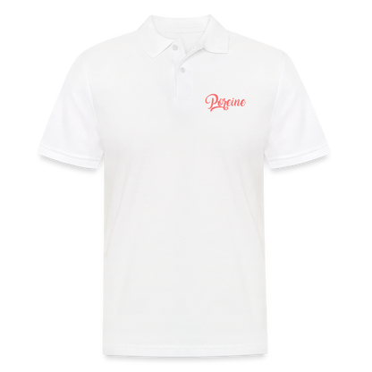 Perso Poreine - Polo Homme - blanc