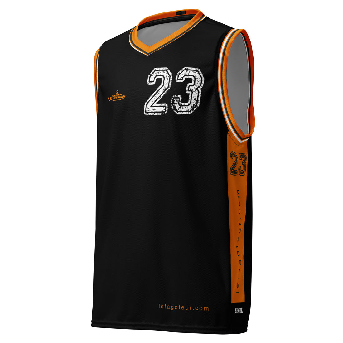 Le Fagoteur - Maillot de basket recyclé all over