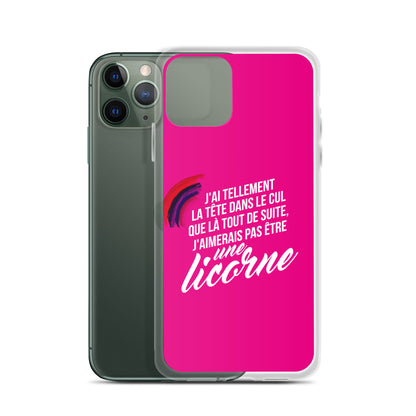 Licorne dans le cul - Coque pour iPhone®