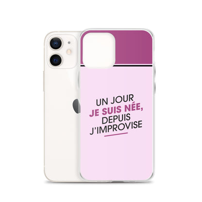 Un jour je suis née - Coque pour iPhone®