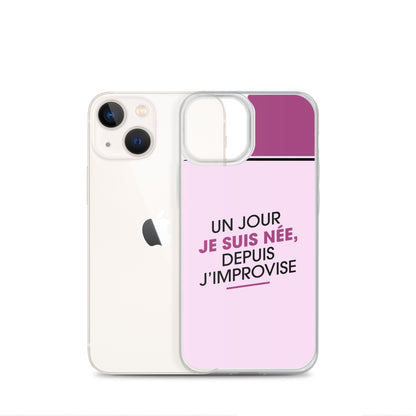 Un jour je suis née - Coque pour iPhone®