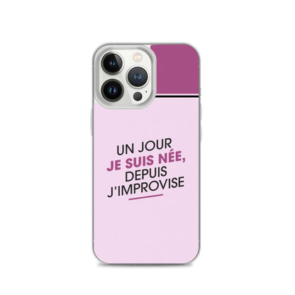 Un jour je suis née - Coque pour iPhone®