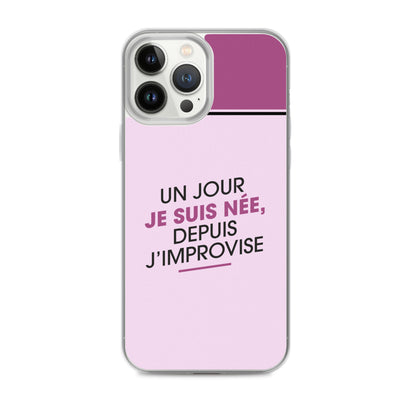 Un jour je suis née - Coque pour iPhone®