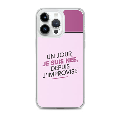 Un jour je suis née - Coque pour iPhone®