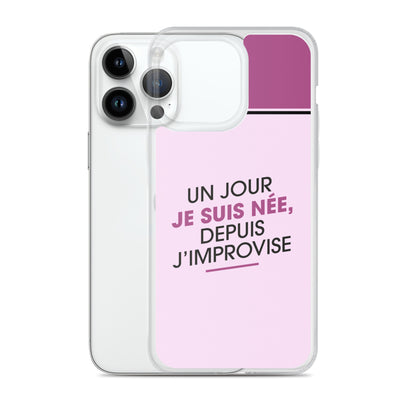 Un jour je suis née - Coque pour iPhone®