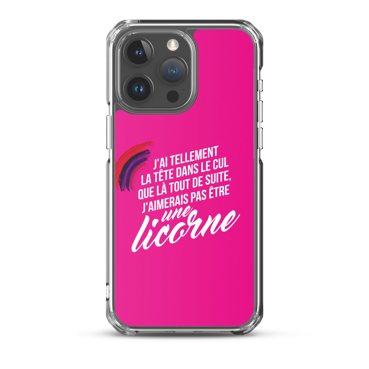 Licorne dans le cul - Coque pour iPhone® – Le Fagoteur