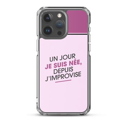 Un jour je suis née - Coque pour iPhone®