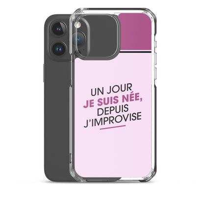 Un jour je suis née - Coque pour iPhone®