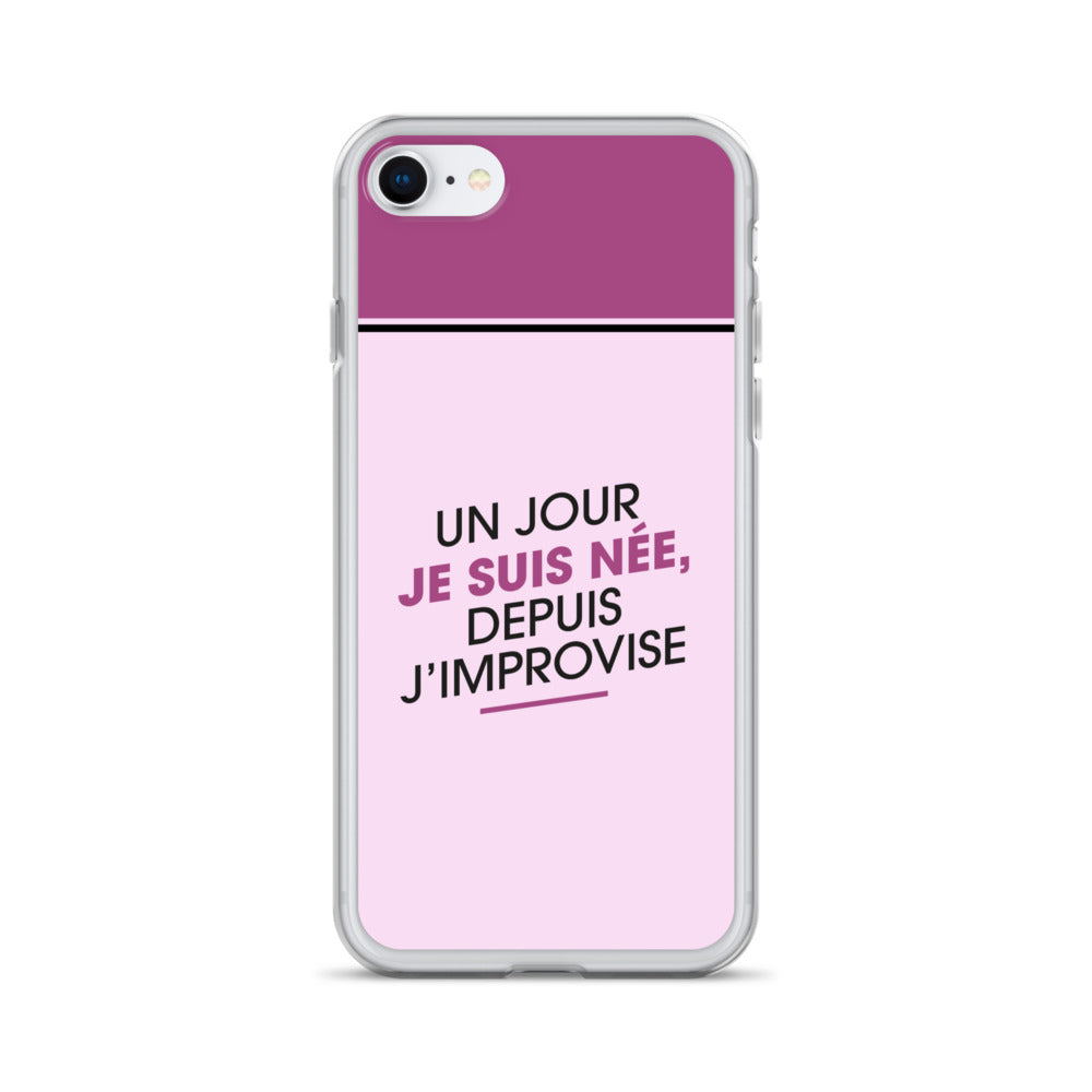 Un jour je suis née - Coque pour iPhone®