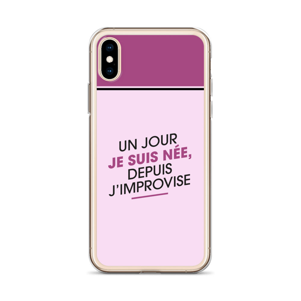 Un jour je suis née - Coque pour iPhone®