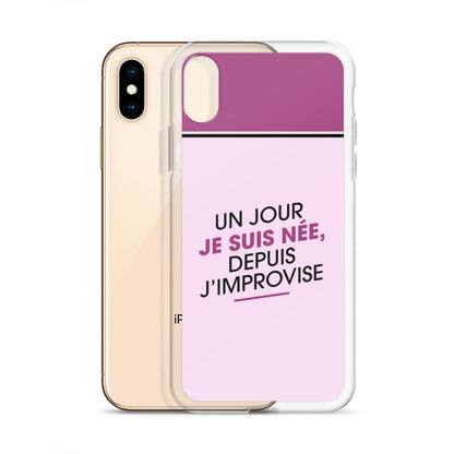 Un jour je suis née - Coque pour iPhone®