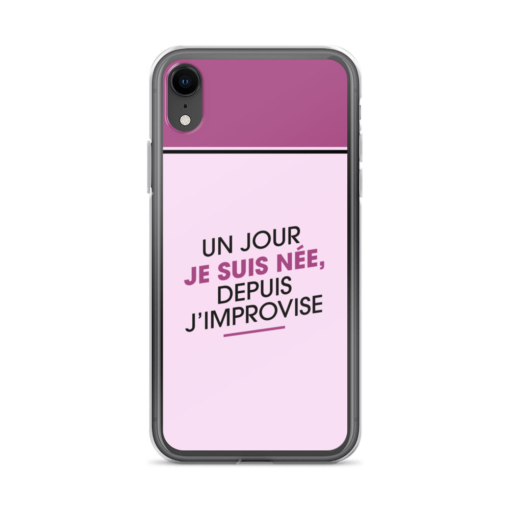 Un jour je suis née - Coque pour iPhone®