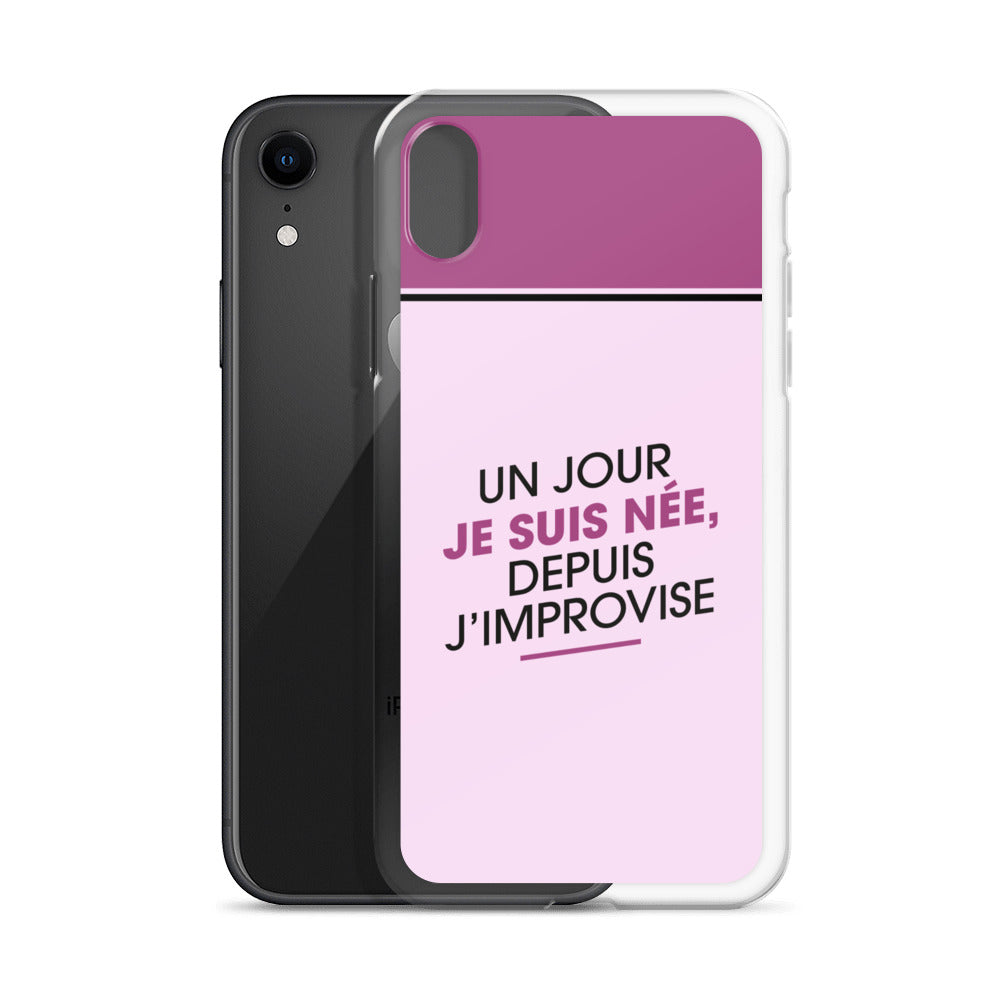 Un jour je suis née - Coque pour iPhone®