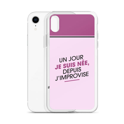 Un jour je suis née - Coque pour iPhone®