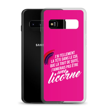 Licorne dans le cul - Coque Samsung®