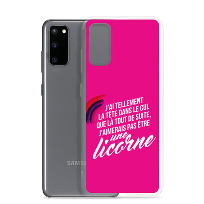 Licorne dans le cul - Coque Samsung®