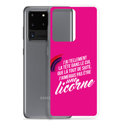 Licorne dans le cul - Coque Samsung®