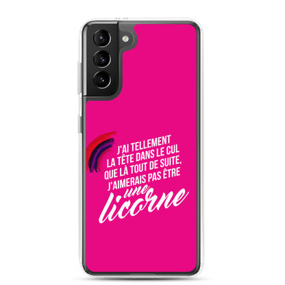 Licorne dans le cul - Coque Samsung®