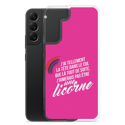 Licorne dans le cul - Coque Samsung®