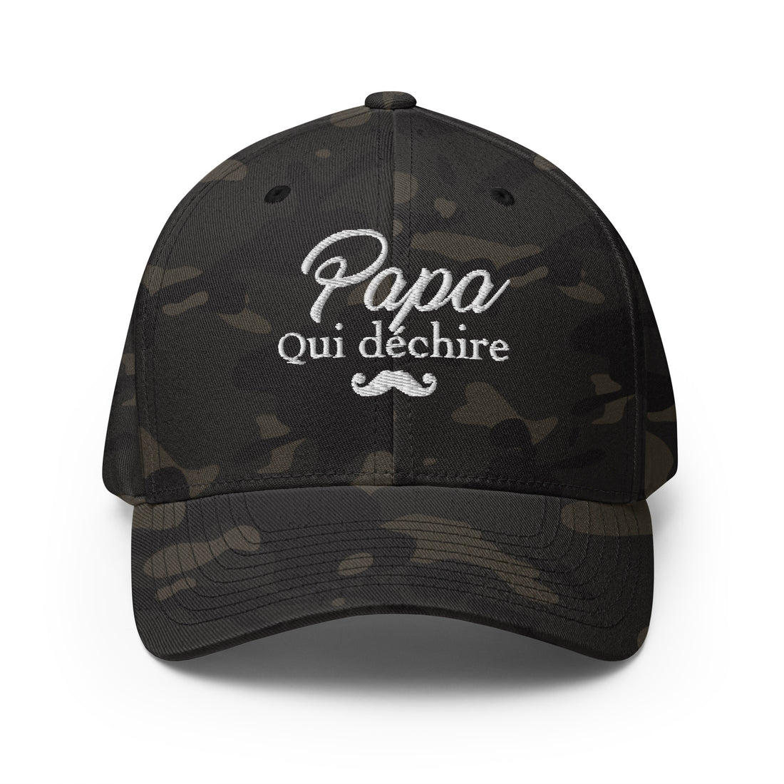 Papa qui déchire - Casquette Structurée en Sergé - Brodée