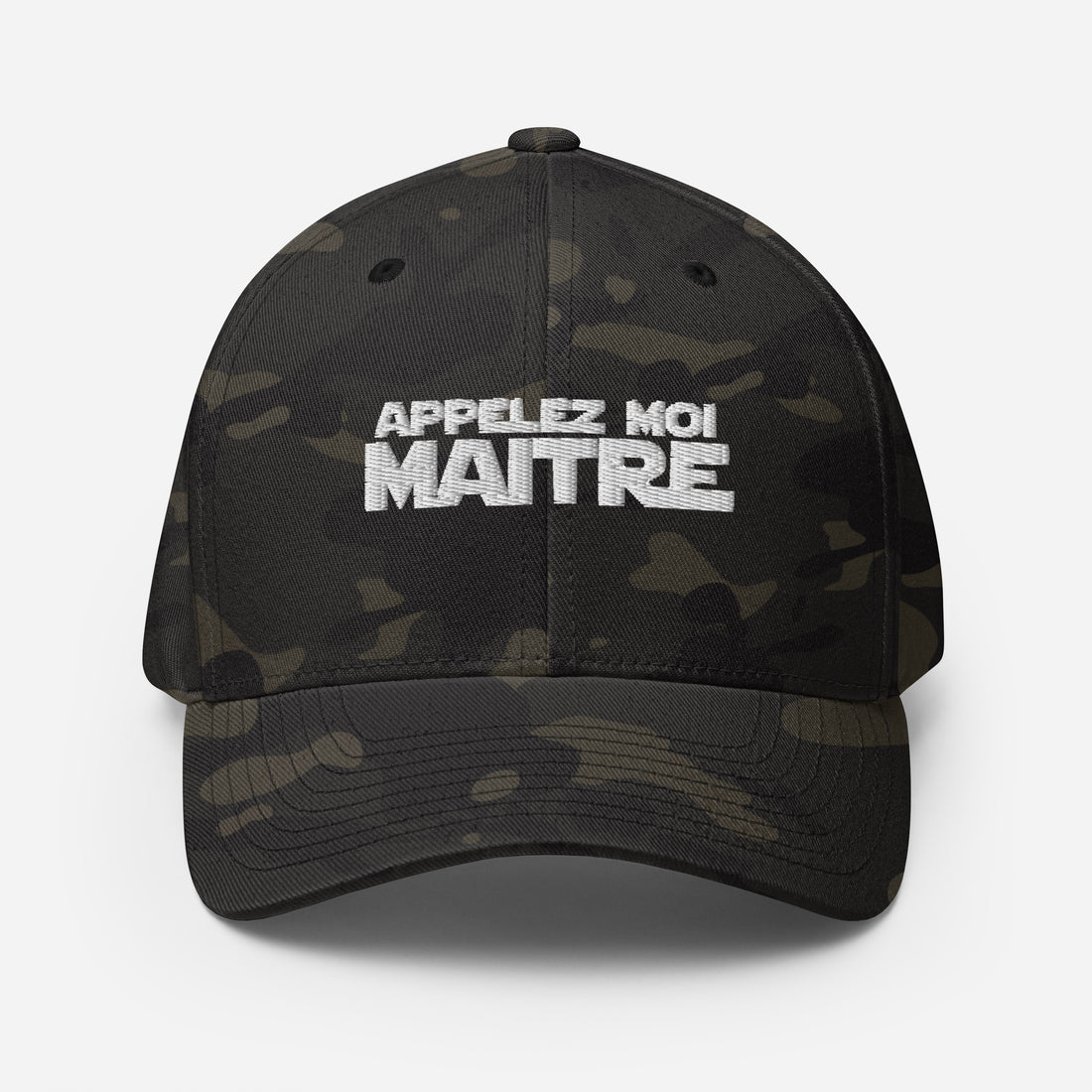 Appelez moi maitre - Casquette Structurée en Sergé - Brodée