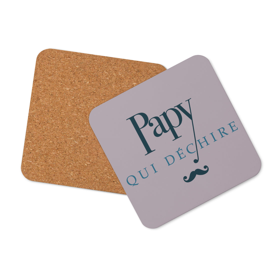 Papy qui déchire - Sous-verres en liège