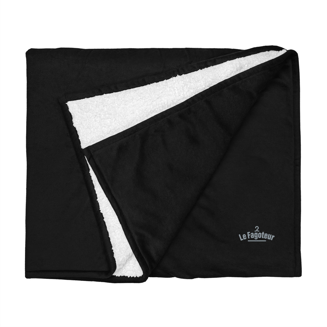 Le Fagoteur - Couverture sherpa Premium - Brodée