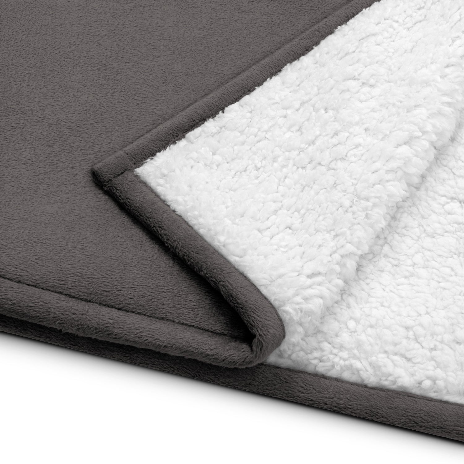 Ne grandissez pas - Couverture sherpa Premium  - Brodée