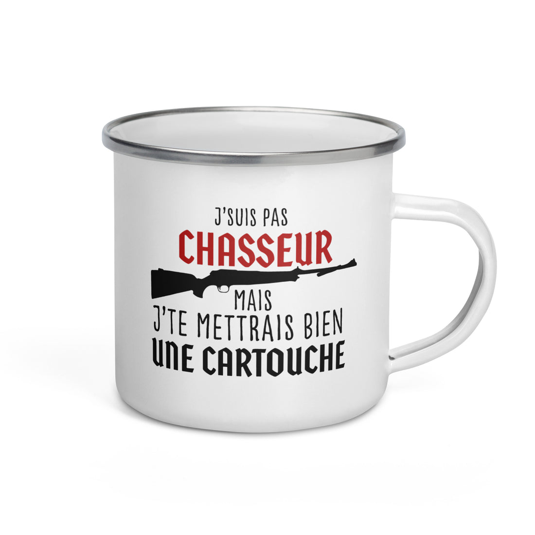 Je suis pas chasseur - Mug émaillé