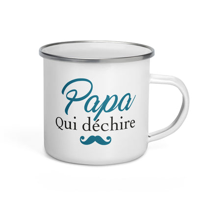 Papa qui déchire - Mug émaillé