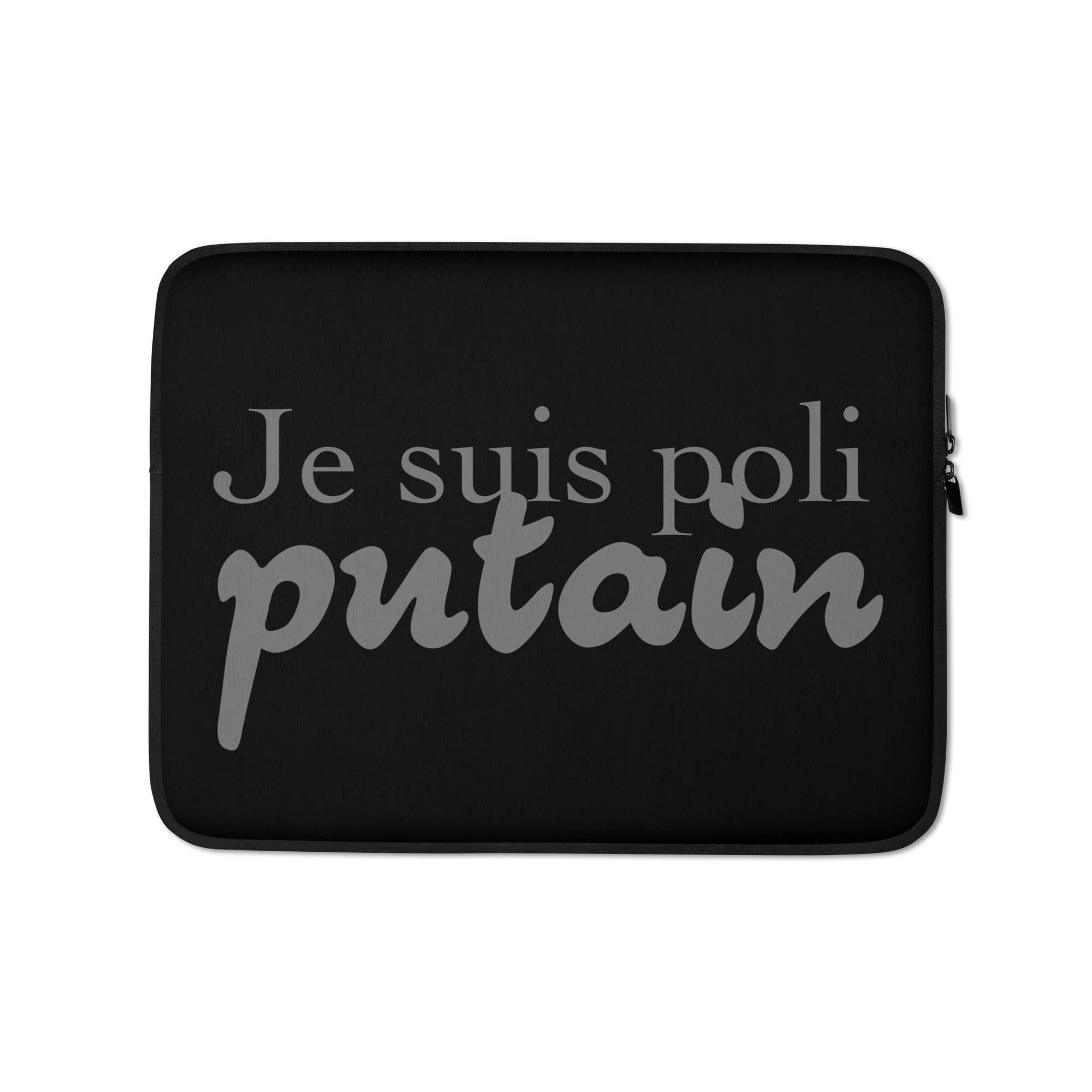 Je suis poli - Housse Pour Ordinateur Portable