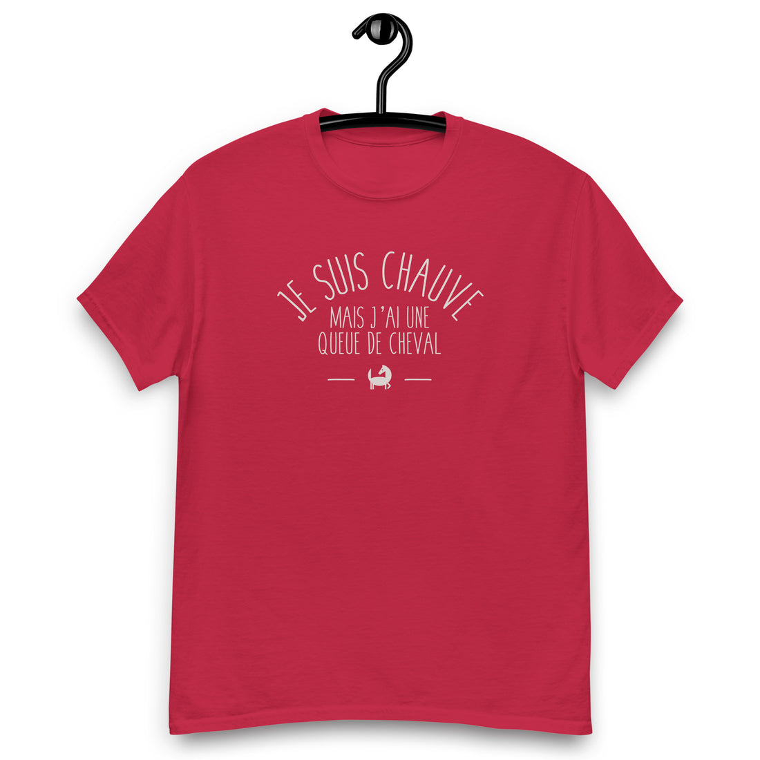 Je suis chauve - T-shirt coton classique homme