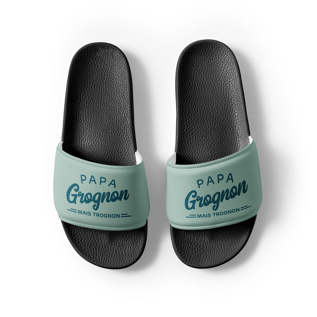 Papa grognon mais trognon - Claquettes pour homme