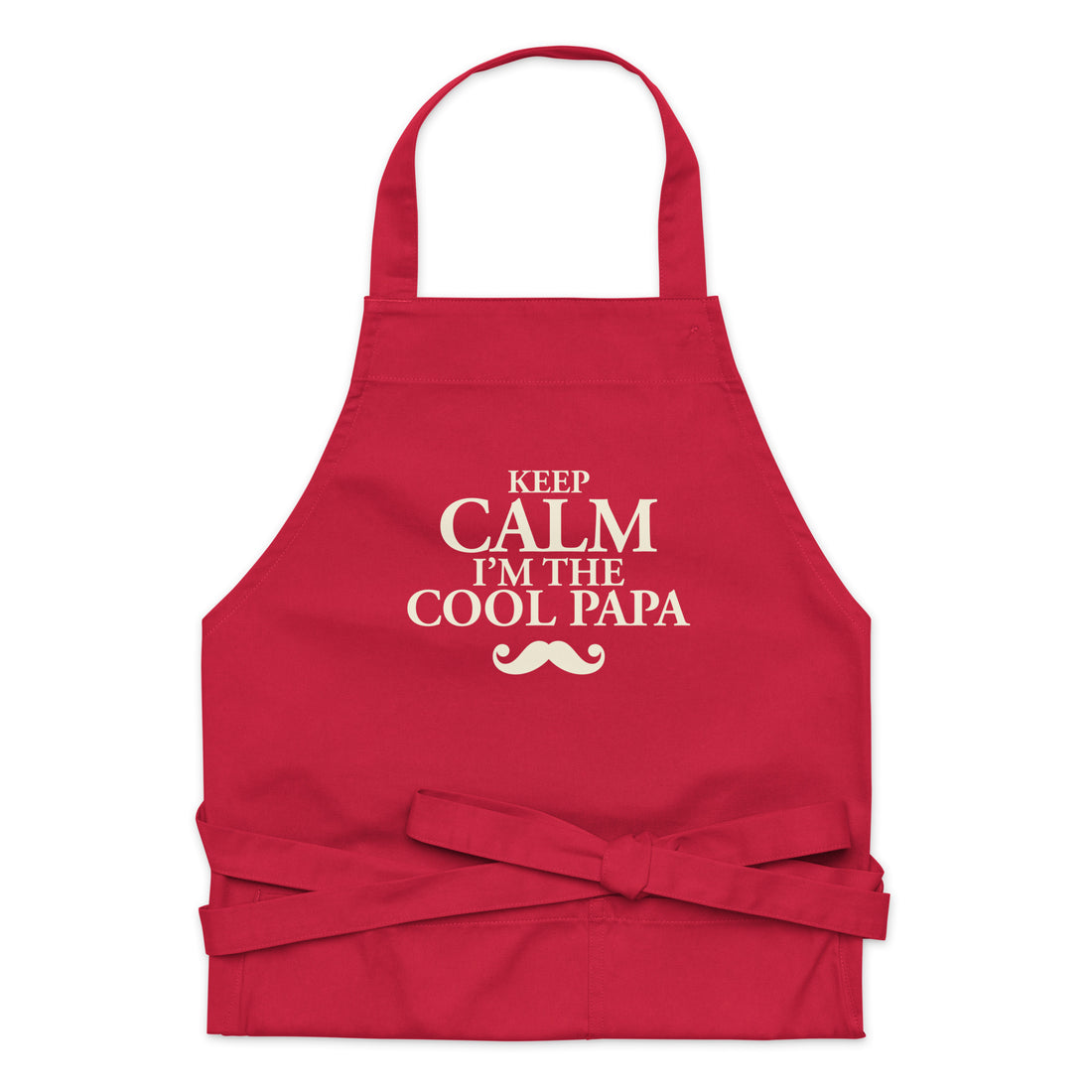 Keep calm papa - Tablier en coton biologique