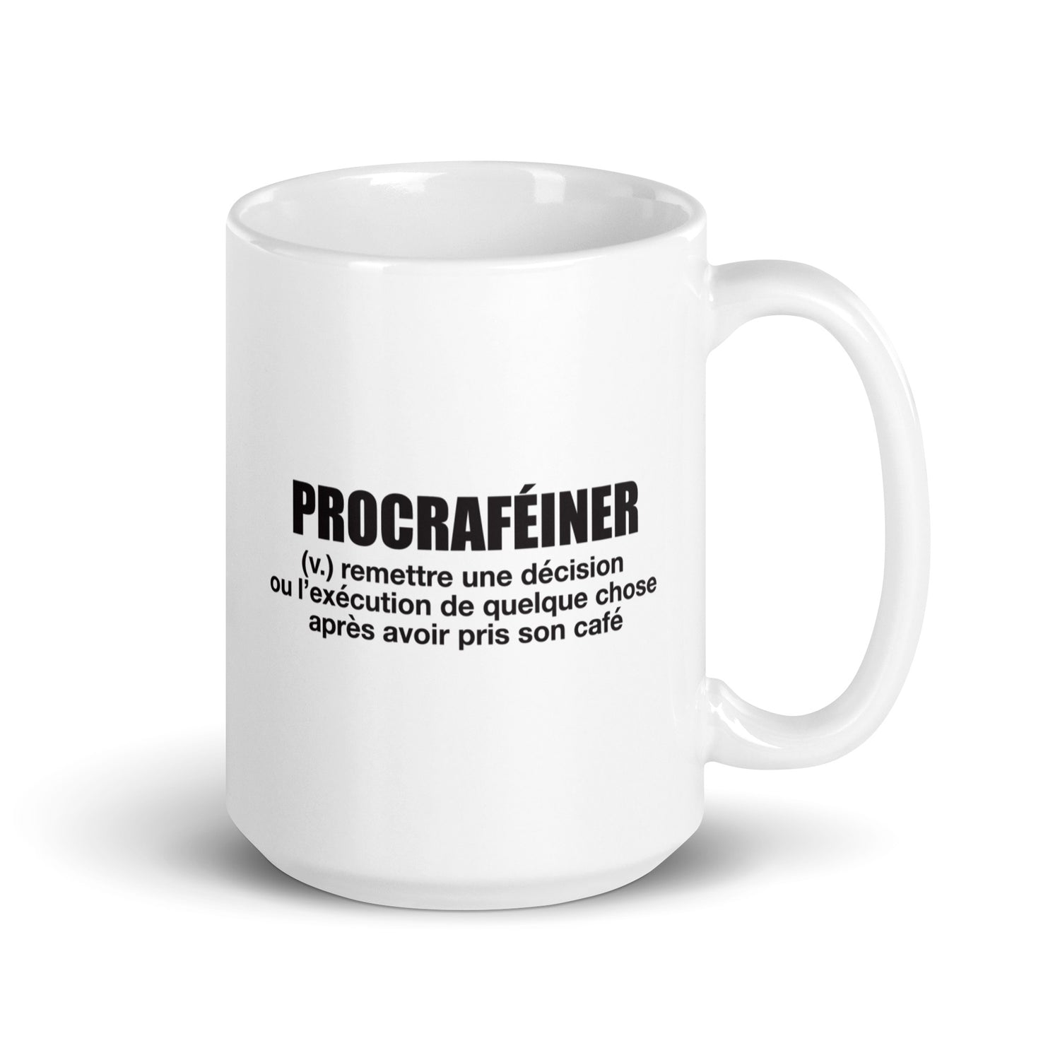 Procraféiner - Mug Blanc Brillant