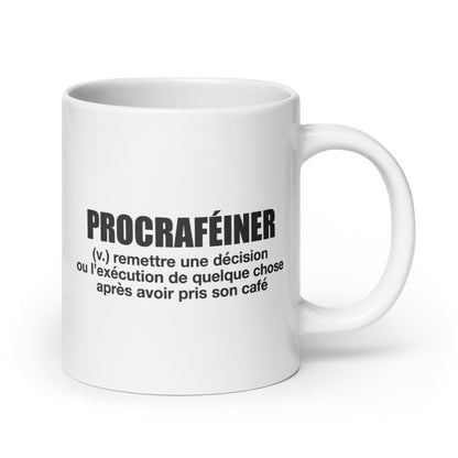 Procraféiner - Mug Blanc Brillant