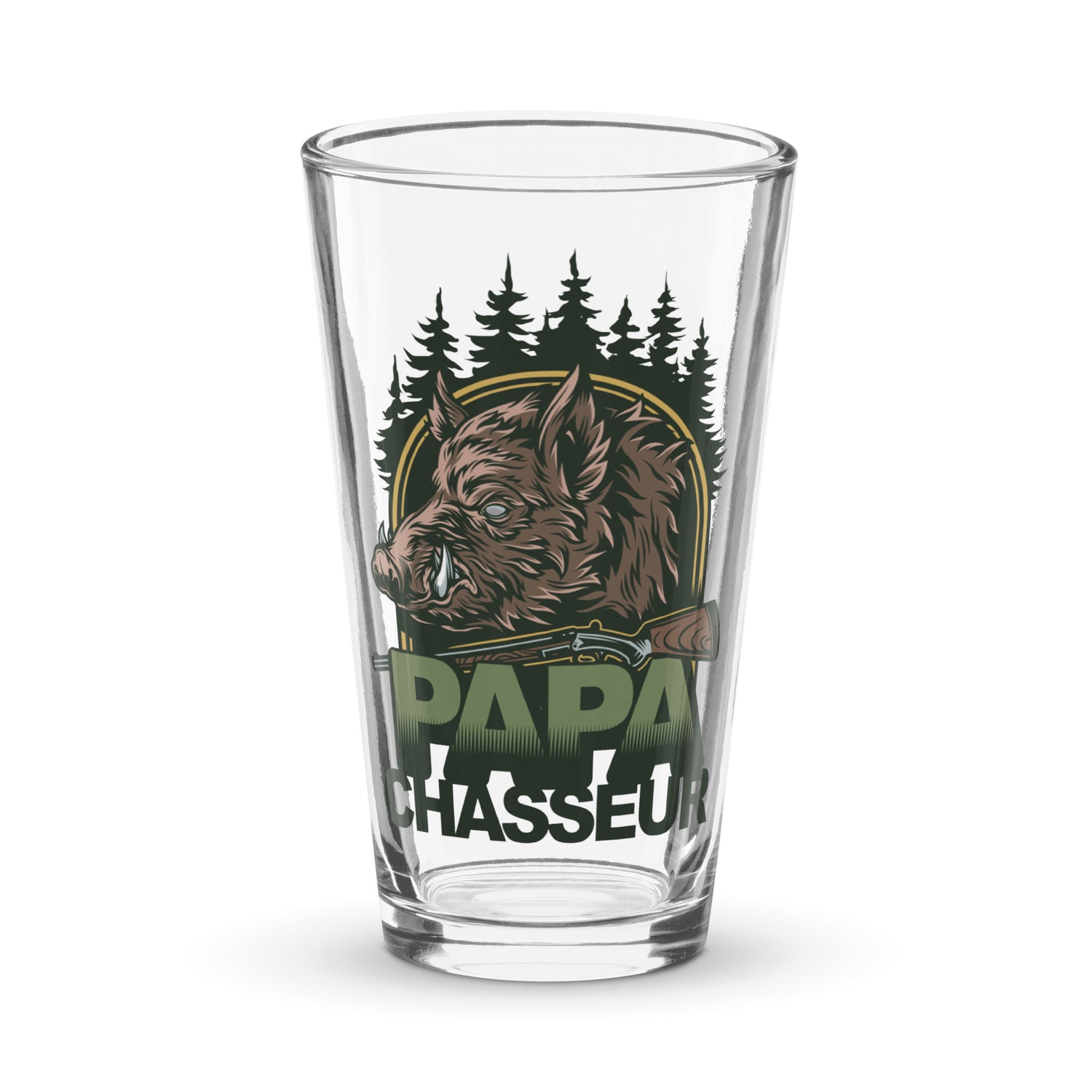 Papa chasseur - Verre à pinte