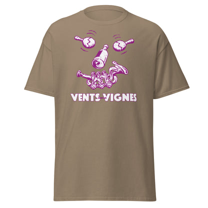 Vents dans les vignes - T-shirt classique unisexe