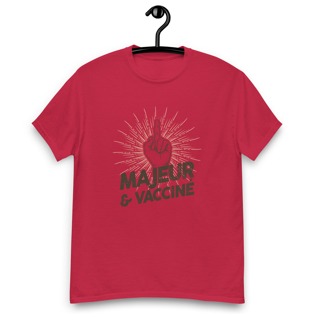 Majeur et vacciné - T-shirt classique unisexe