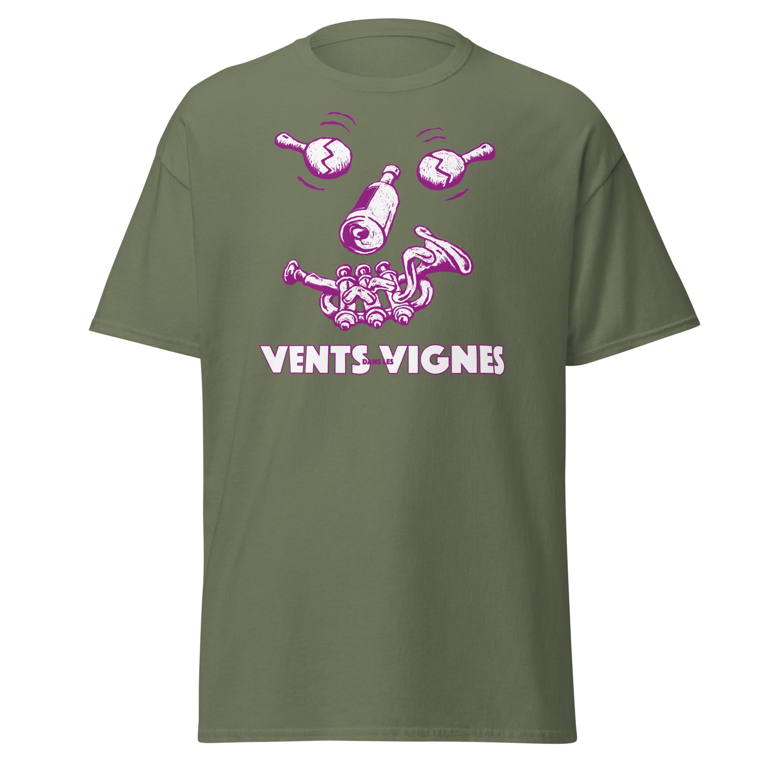 Vents dans les vignes - T-shirt classique unisexe