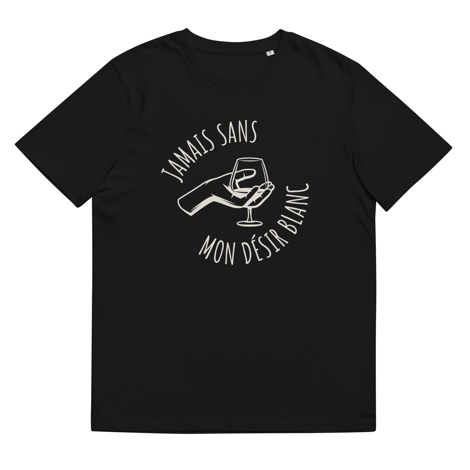 Jamais sans mon Désir Blanc - Unisex organic cotton t-shirt