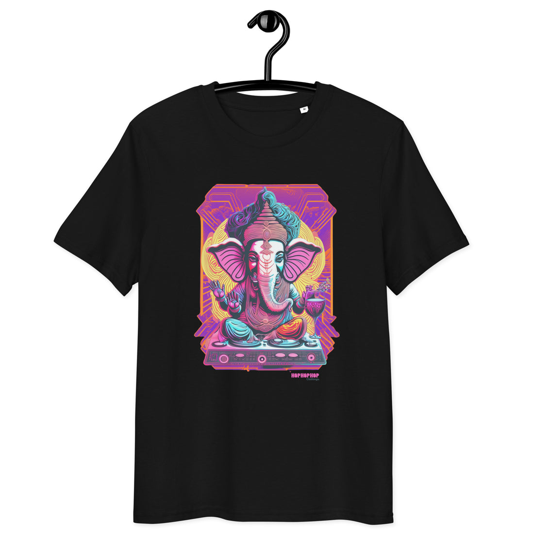 Hop Hop Hop - DVS - Ganesh Goa Vinas - T-shirt unisexe en coton biologique