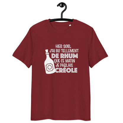 Je parlais créole - T-shirt unisexe en coton biologique