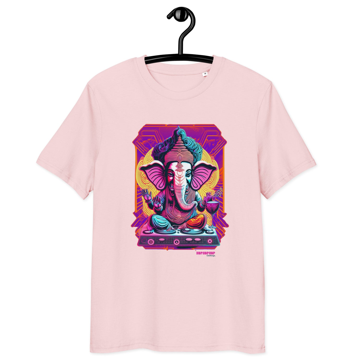 Hop Hop Hop - DVS - Ganesh Goa Vinas - T-shirt unisexe en coton biologique