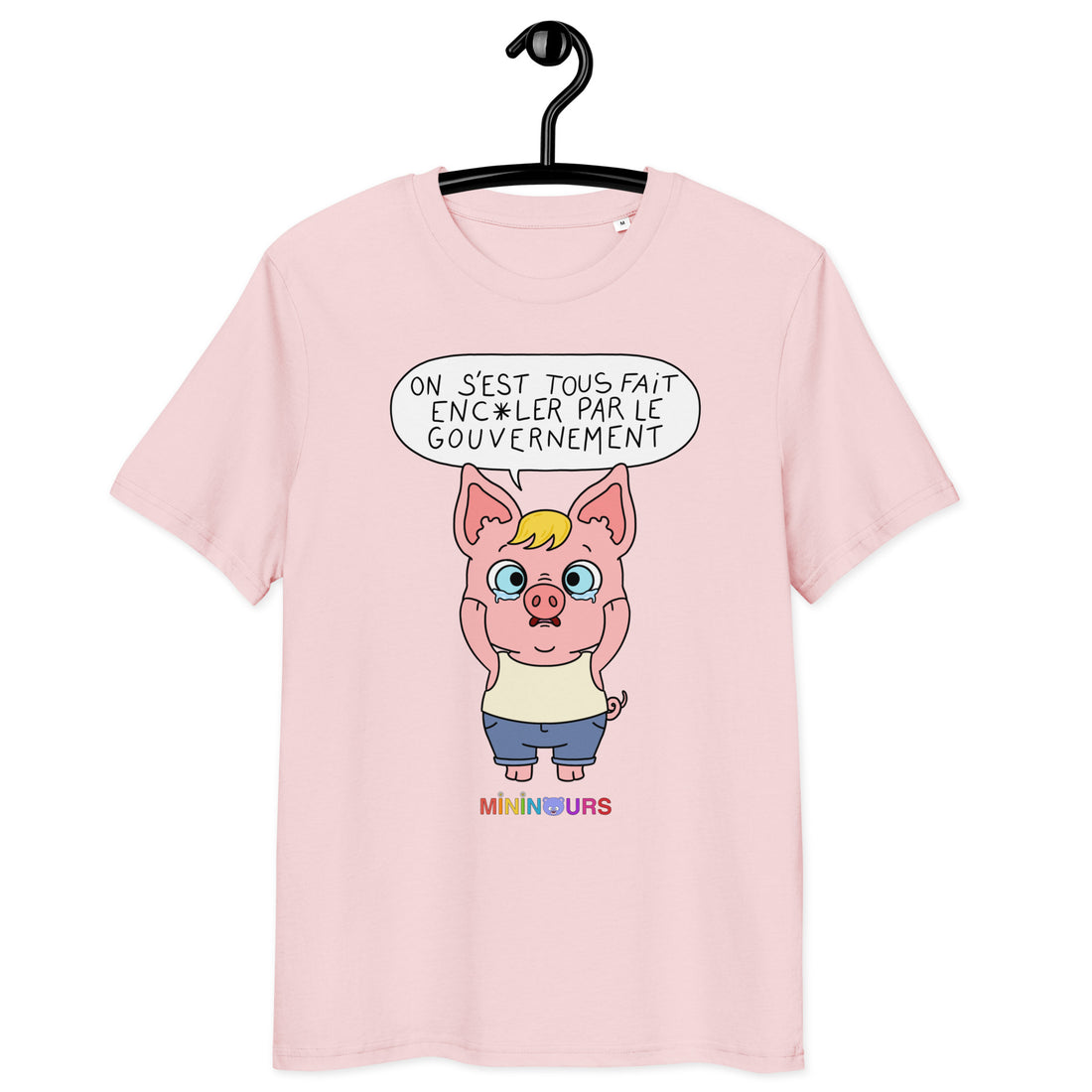 Cochonnet - Collector Mininours - T-shirt unisexe en coton biologique