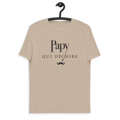 Papy qui déchire -  T-shirt unisexe en coton biologique