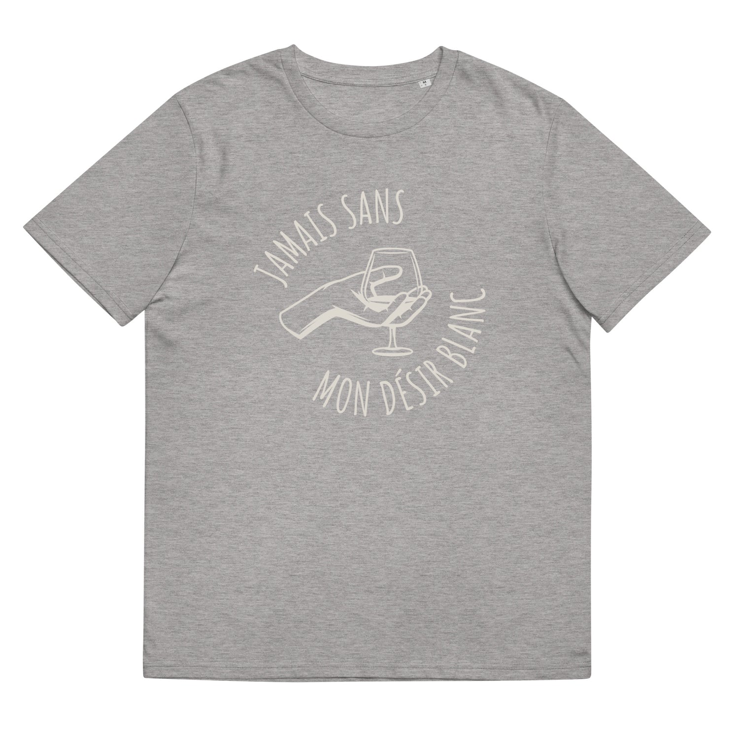 Jamais sans mon Désir Blanc - Unisex organic cotton t-shirt