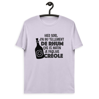 Je parlais créole - T-shirt unisexe en coton biologique