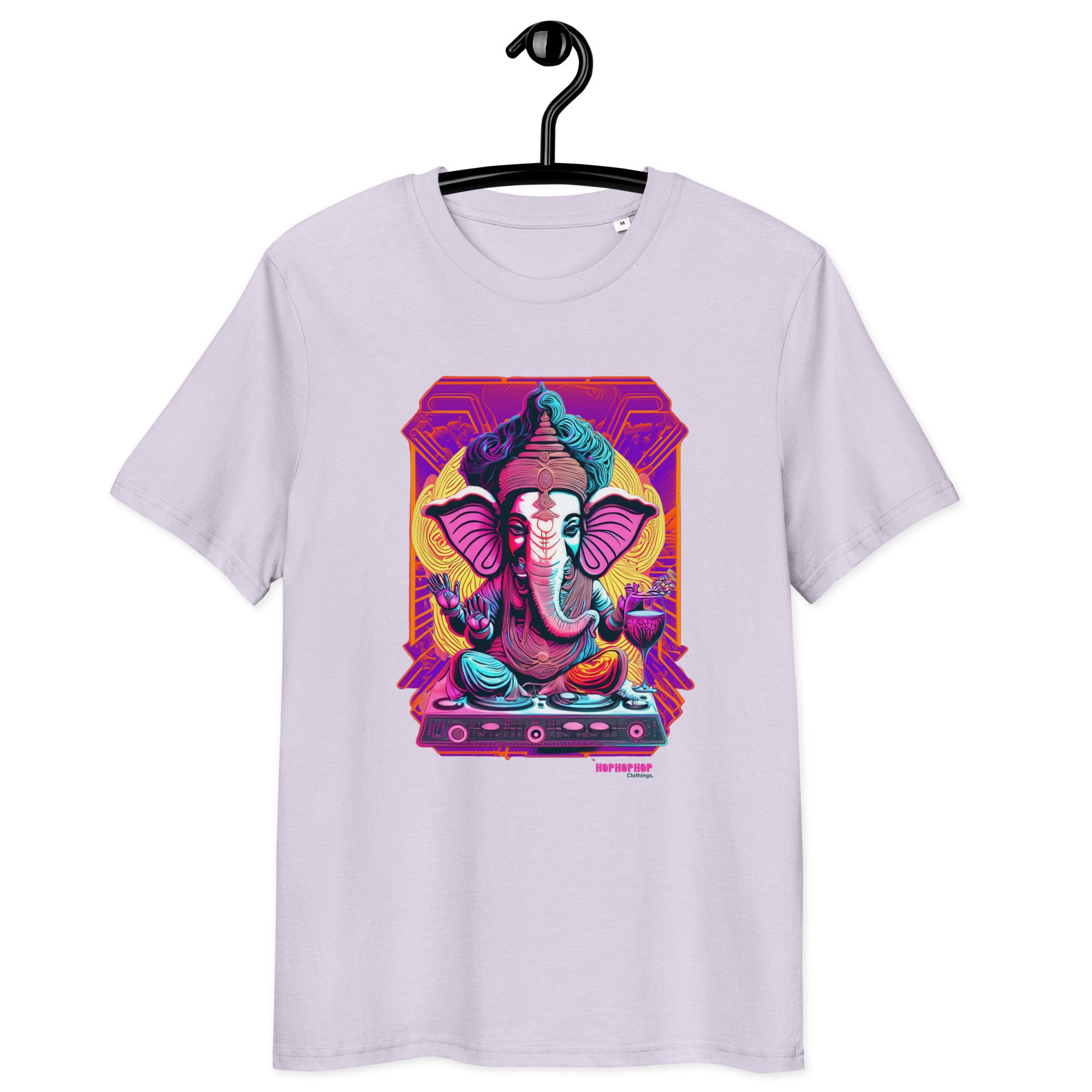 Hop Hop Hop - DVS - Ganesh Goa Vinas - T-shirt unisexe en coton biologique