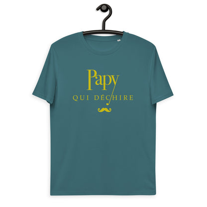 Papy qui déchire -  T-shirt unisexe en coton biologique